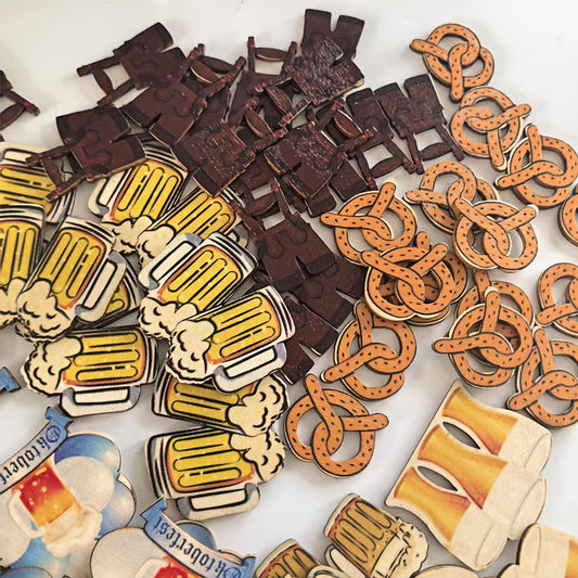 50 stycken trädekorationer – TräMixSet Oktoberfest 2026