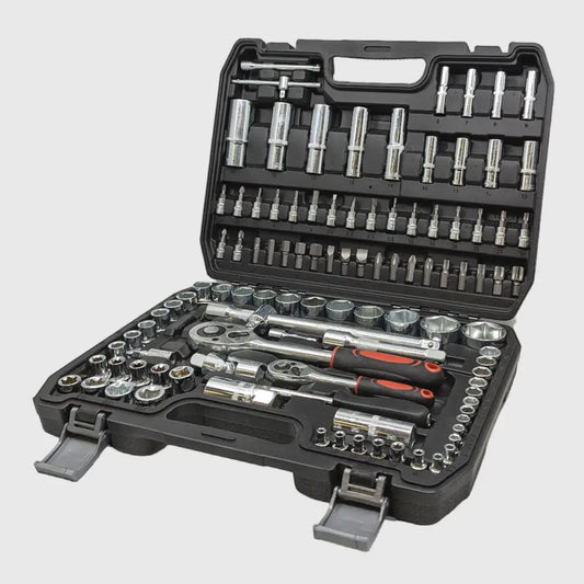 108-delars spärrnyckelsats av krom-vanadium – TorqueMaster