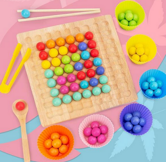 Montessori Kulor-Logikspel – Främjar färgteori och tankeförmåga
