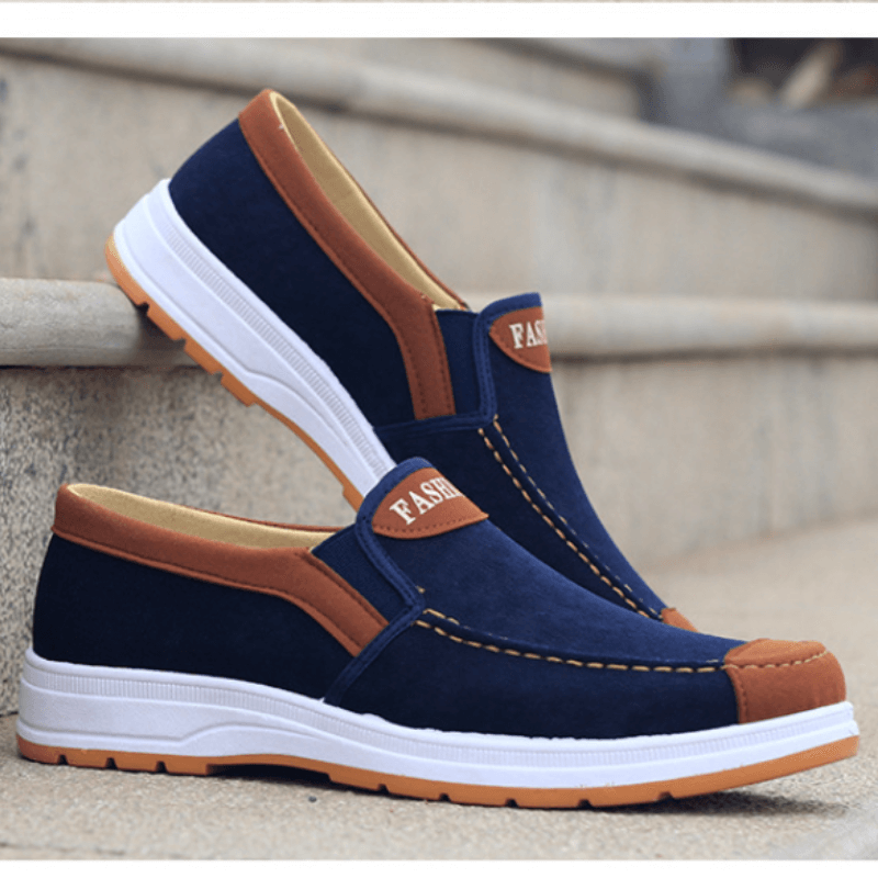Slip-on canvas-skor för herr – Matteo, höstutgåvan