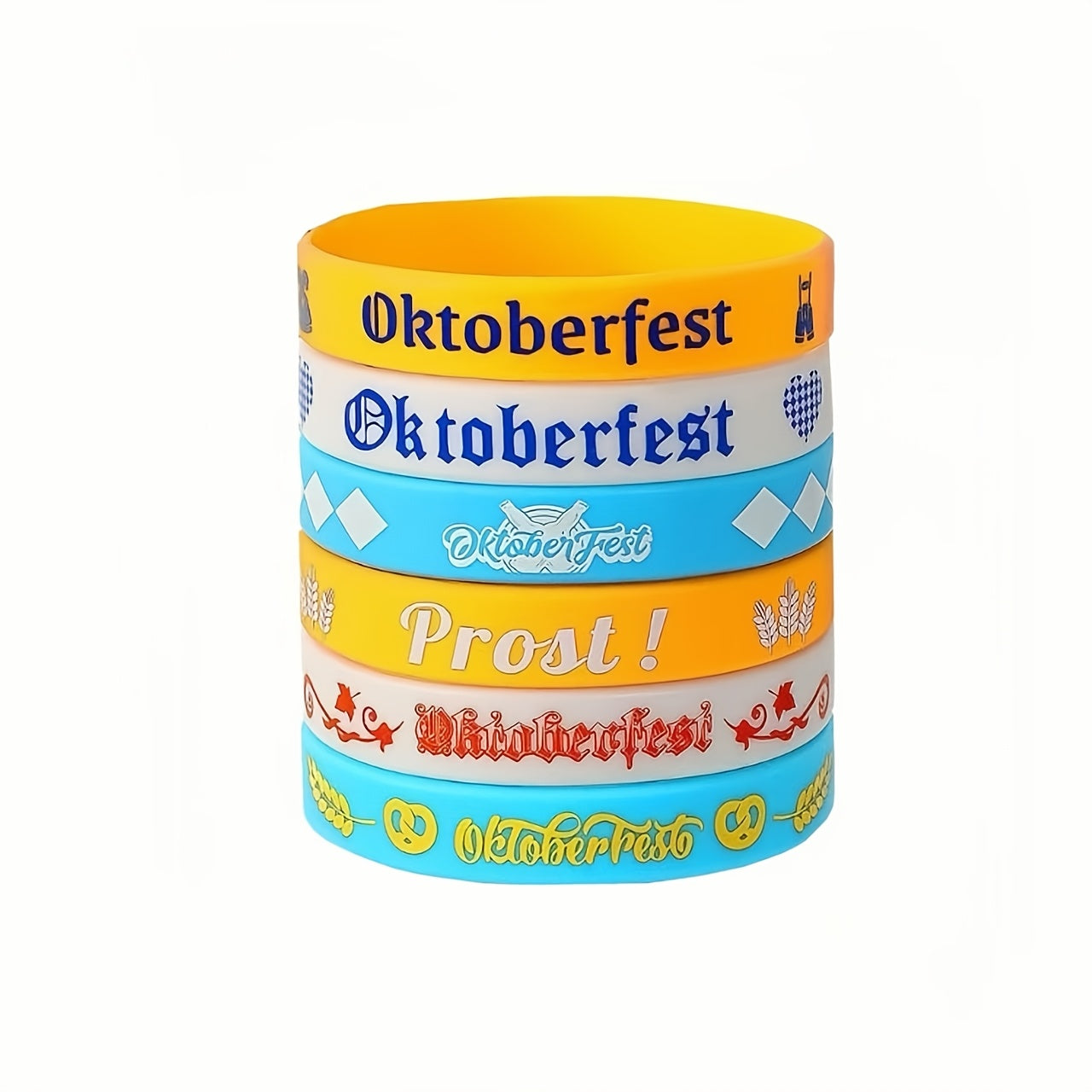Set med silikonarmband (24 stycken) – WiesnBand Oktoberfest 2026