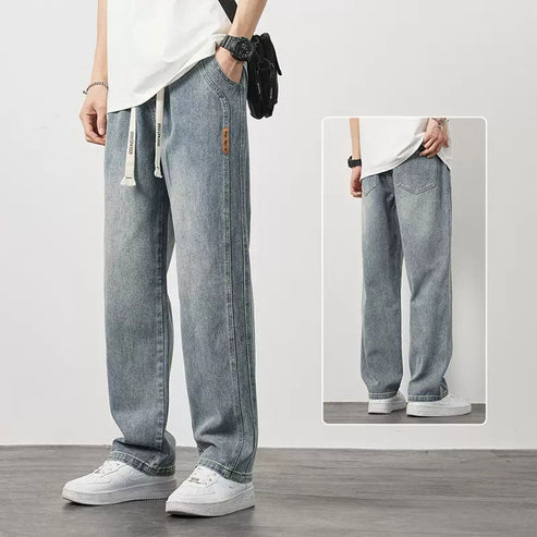Luftiga herrjeans med rak passform – Julian