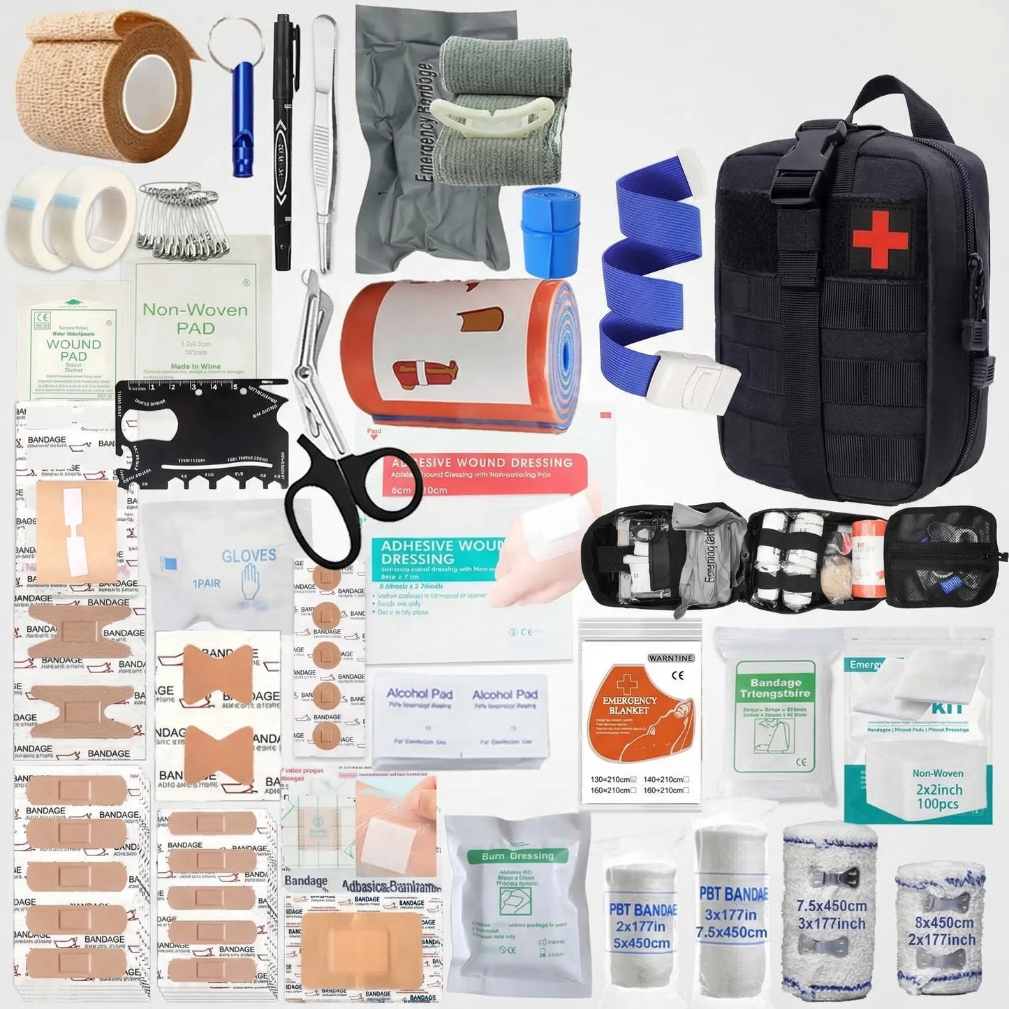 379-Piece Portable First Aid Bag - Rescuovex