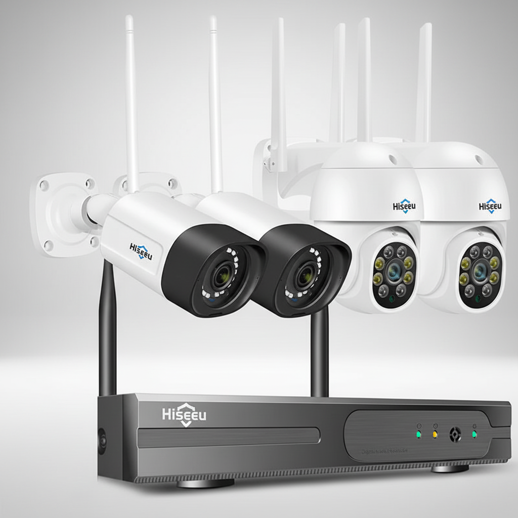 3MP Bullet Und PTZ Kameraset - Surveilix