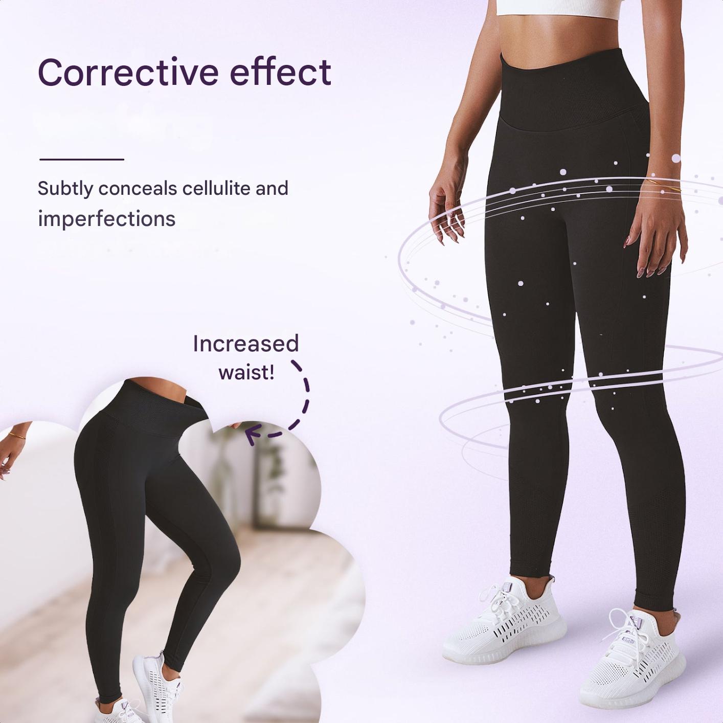 Dam-sportleggings med hög midja – FlexFit