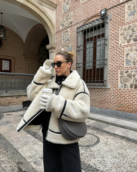 Teddy Pilotjacka - Dilara | Trendig, Varm, Oversized & Stilig!