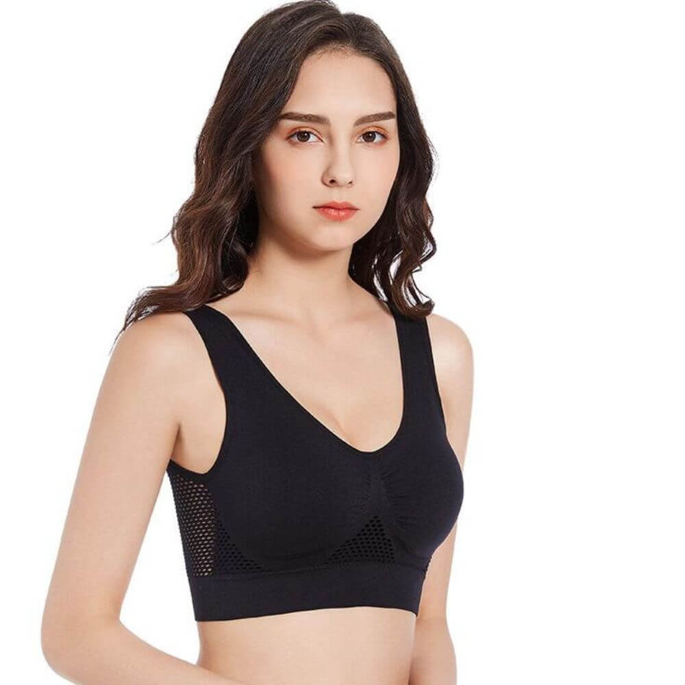 Ventilerad mesh sport-bh – Sofia