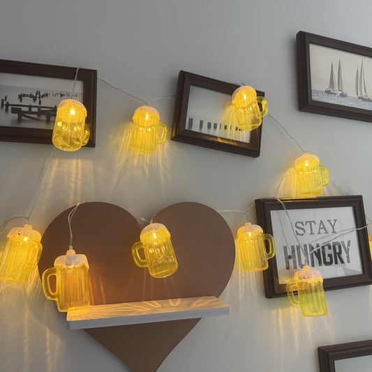 2 stycken LED ölkrus ljusslinga – LichterBier Oktoberfest 2025