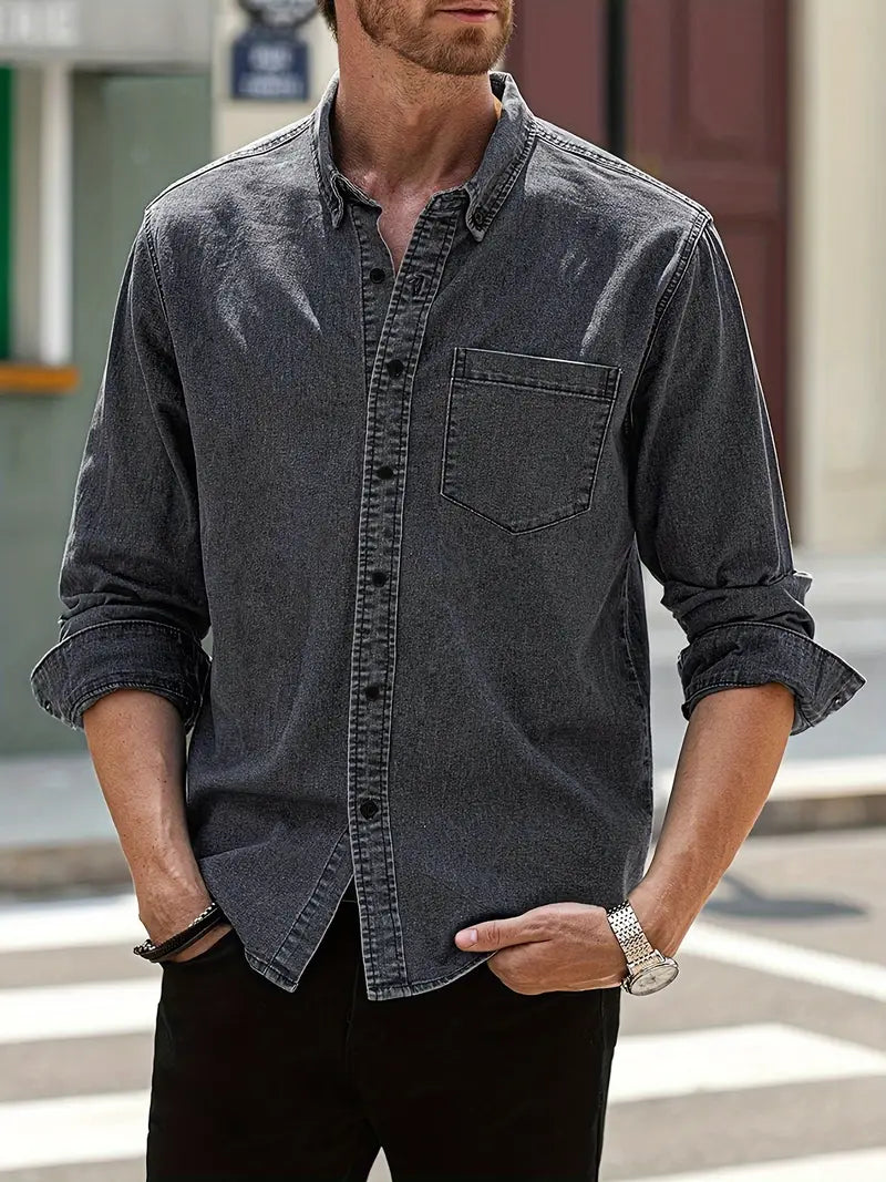 Höst Denim Herrskjorta – Milano