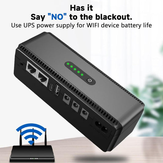 UPS-nödbatteri 10400 mAh – kompakt strömförsörjning – Nexora