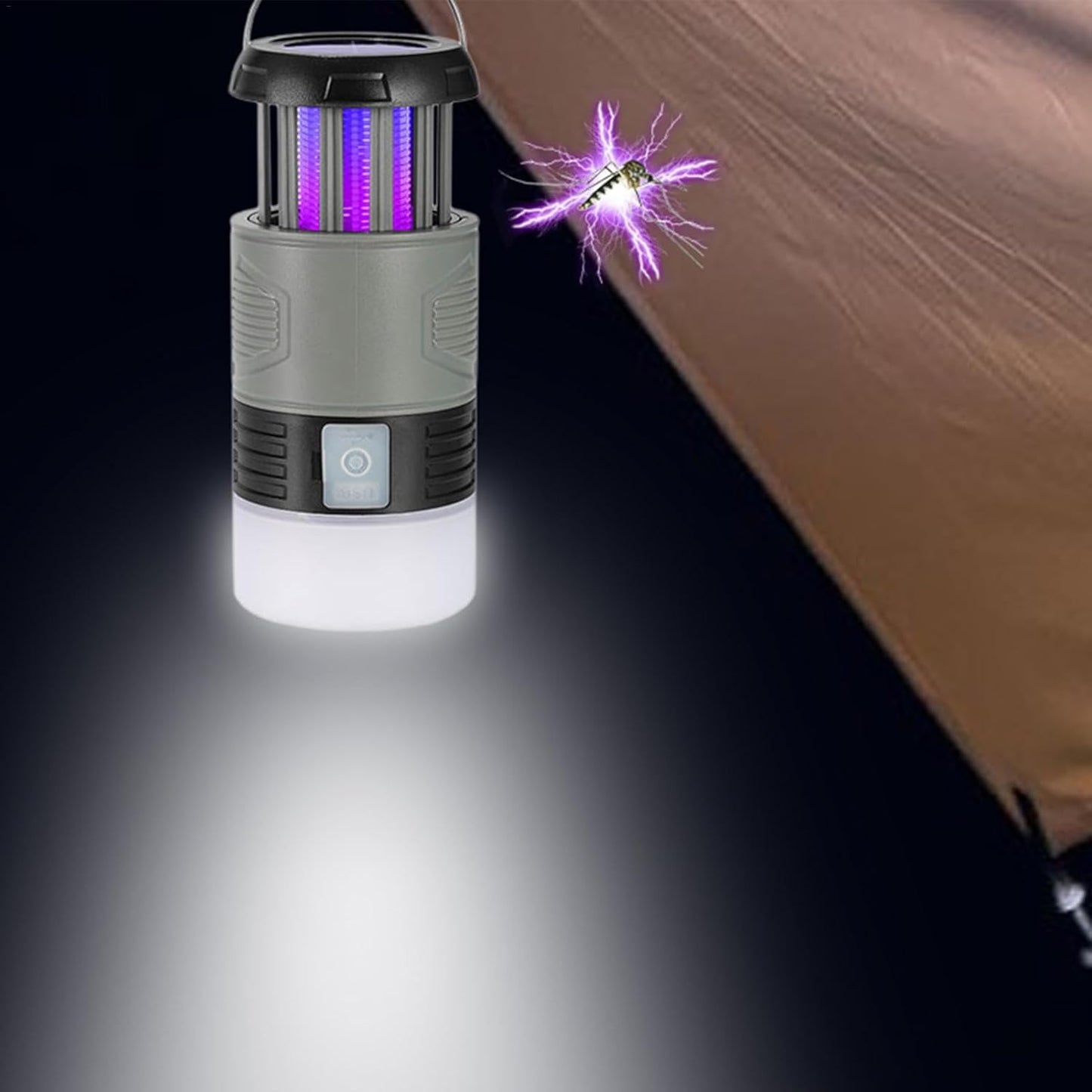 Solcellsdriven flugfälla med UV-lampa – Zynora