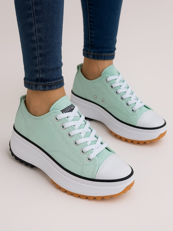 Plattformsneakers med klack – Dalia