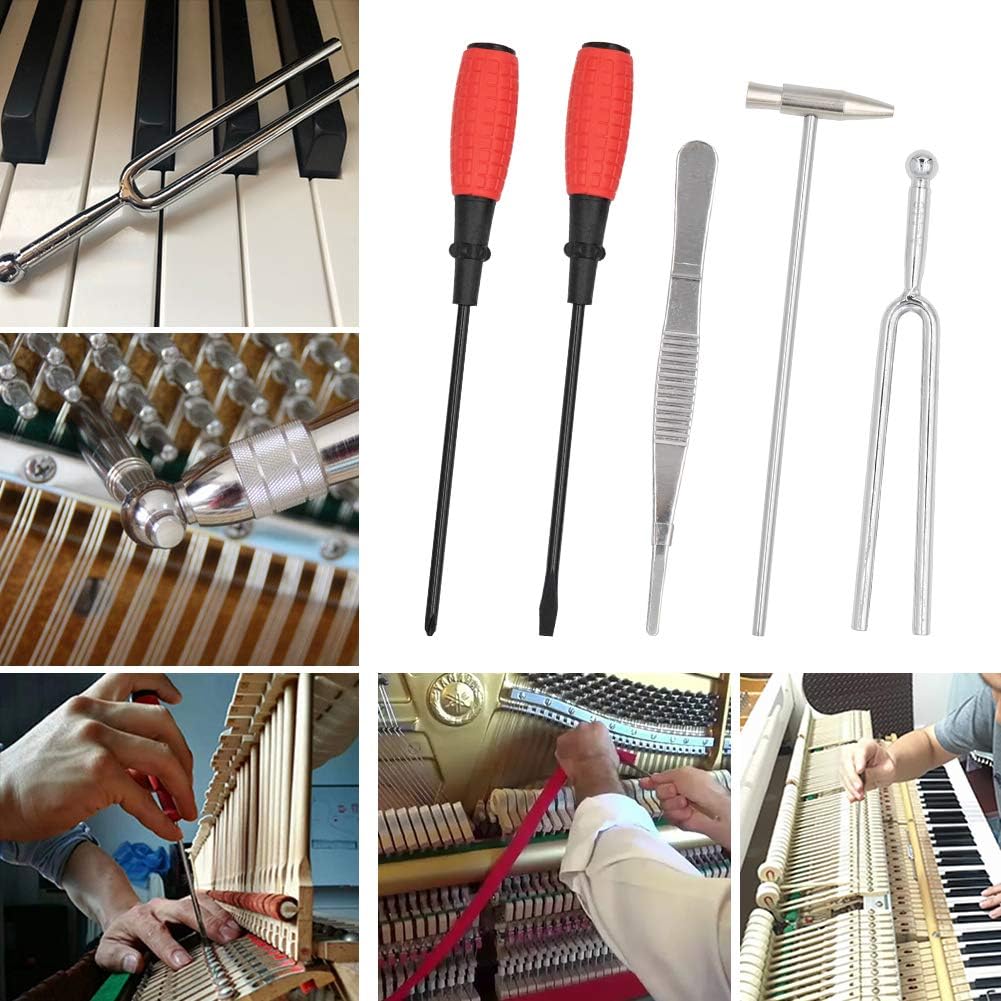 Professionellt 16-delars stämningsset för piano med förvaringsfodral – Arvena