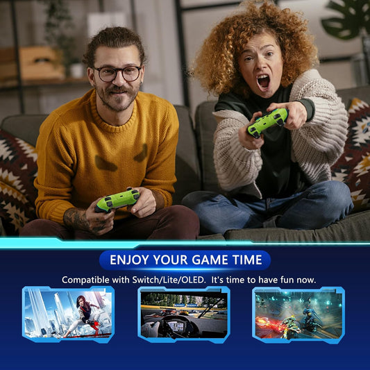 Trådlös Switch-kontroller med Hall-effektjoysticks och turbofunktion – Nexora