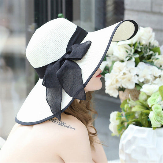 Lätt damsommarhatt med bred brätte och stilren design – Vivian