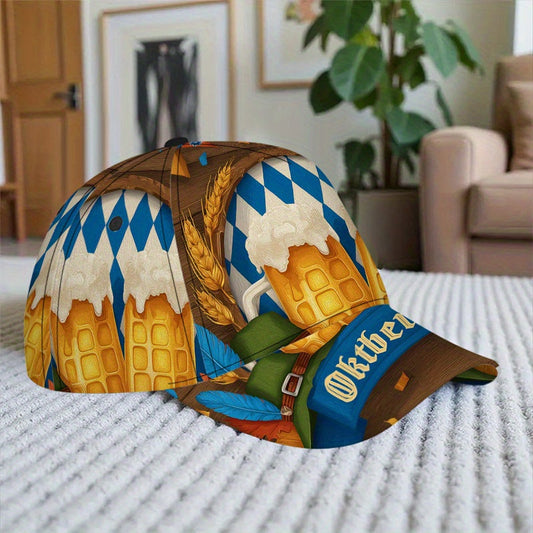Snapbackkeps – ölkrustryck Oktoberfest 2026