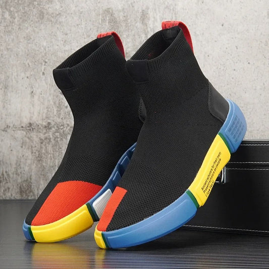 Lätta herrsneakers i strumpstil – Maverick