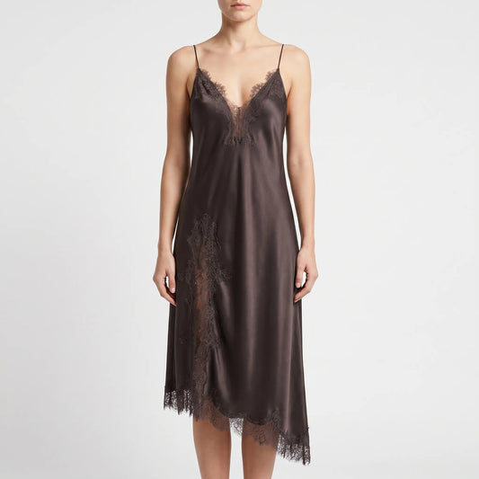 Asymmetrical Slip Dress - Esther