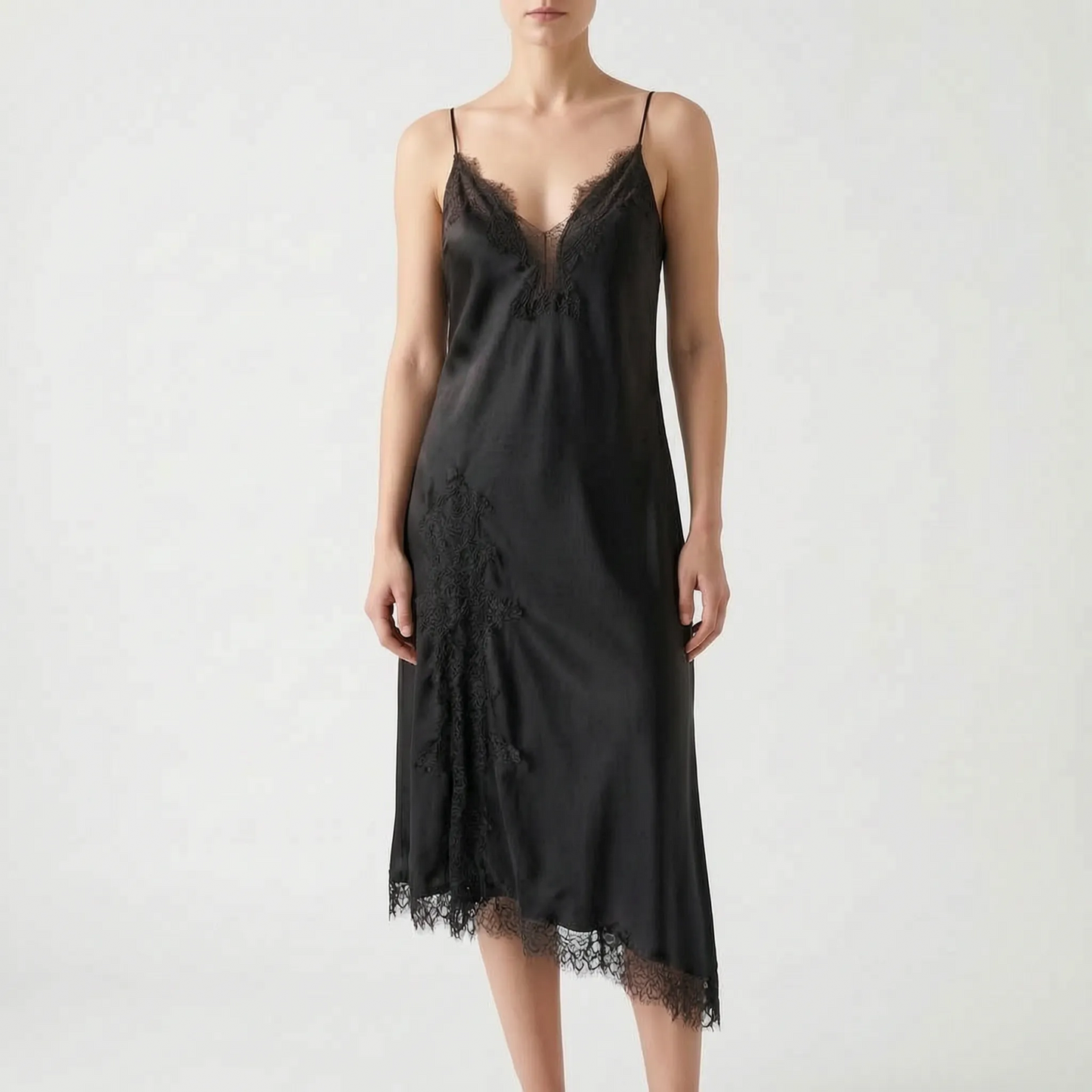 Asymmetrical Slip Dress - Esther