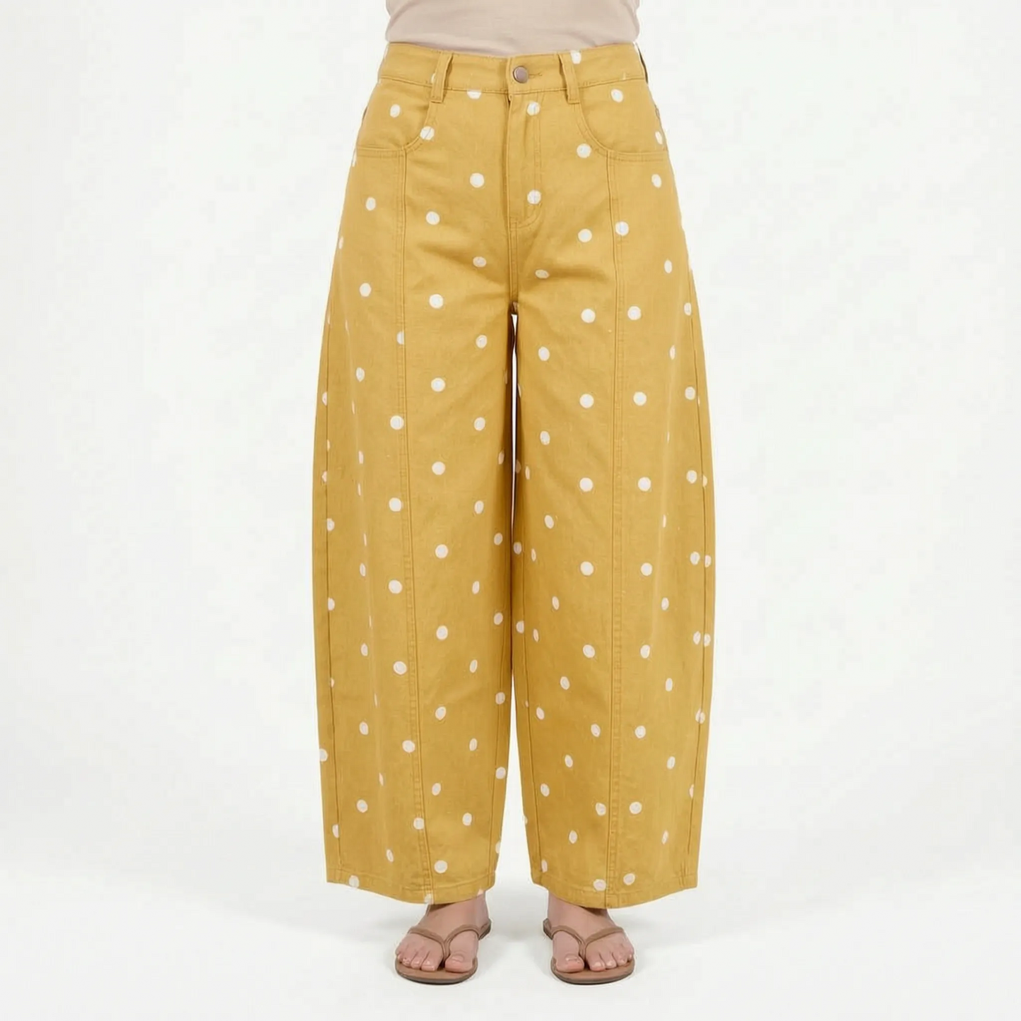 Barrel Jeans Med Hög Midja - Sonya