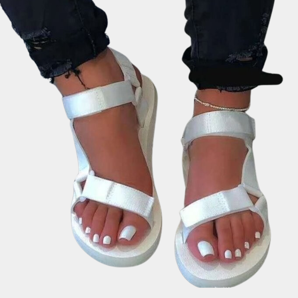 Färgglad damsandal med komfortsula – Chloé