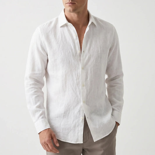 Casual Long-Sleeve Button-Up Shirt - Bruce