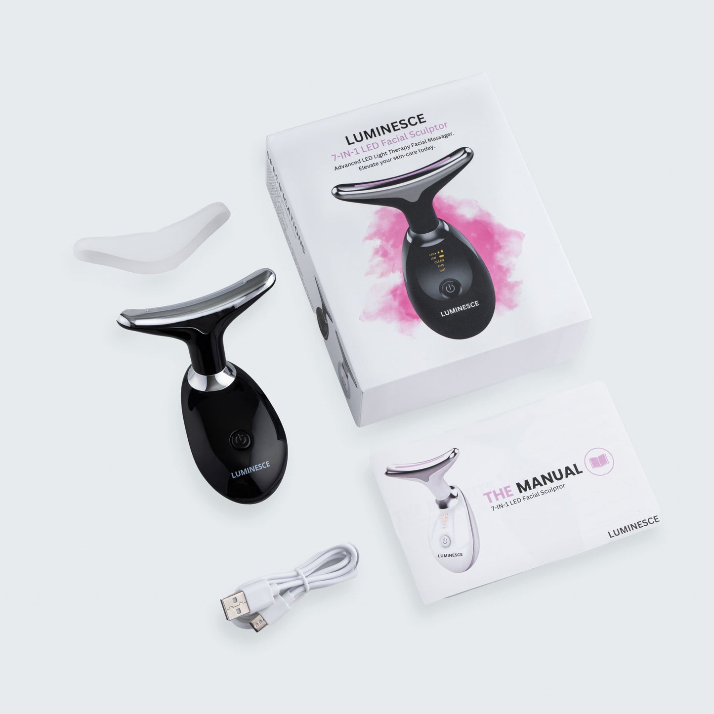 7-i-1 LED Ansiktsuppstramnings- och massagetool – Vénera