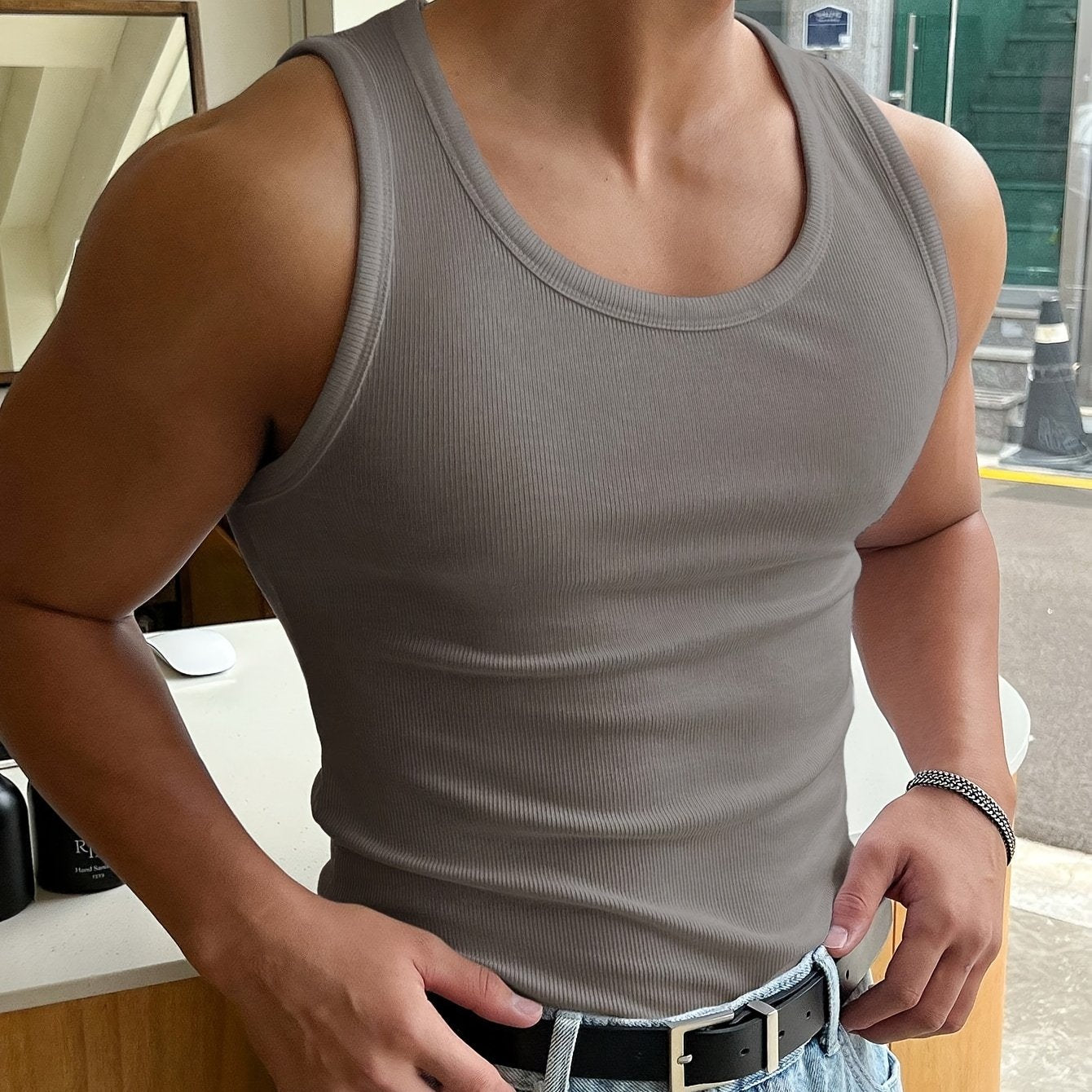 Eng Anliegendes Tanktop - Toni
