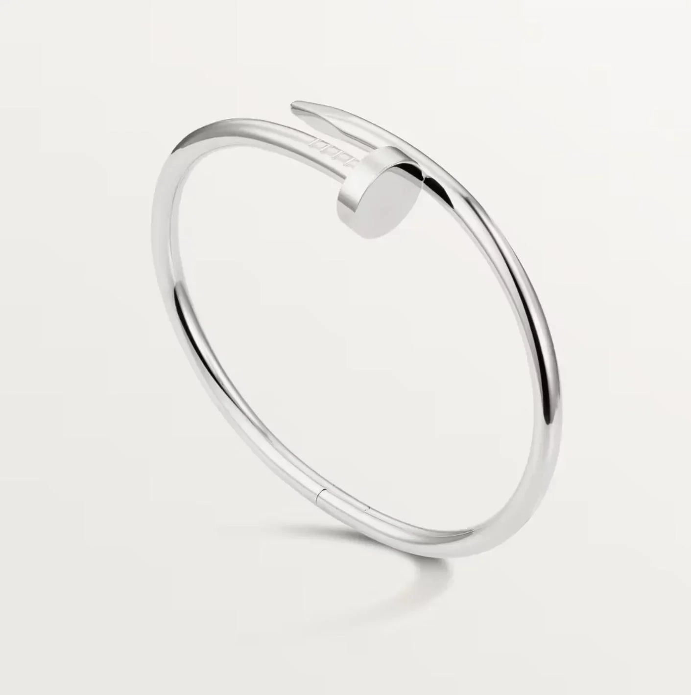 Silverfärgat nagelarmband - Valen