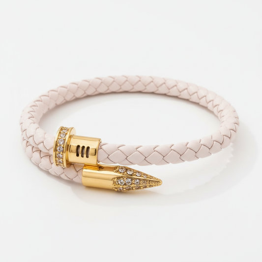 Geflochtenes Lederarmband - WeaveArt