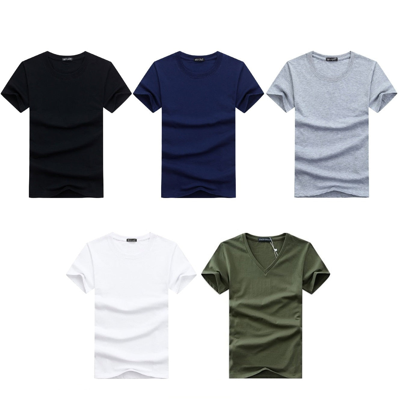 Slim Fit V-ringad T-shirt herr – Bekväm & vardaglig – Jonas