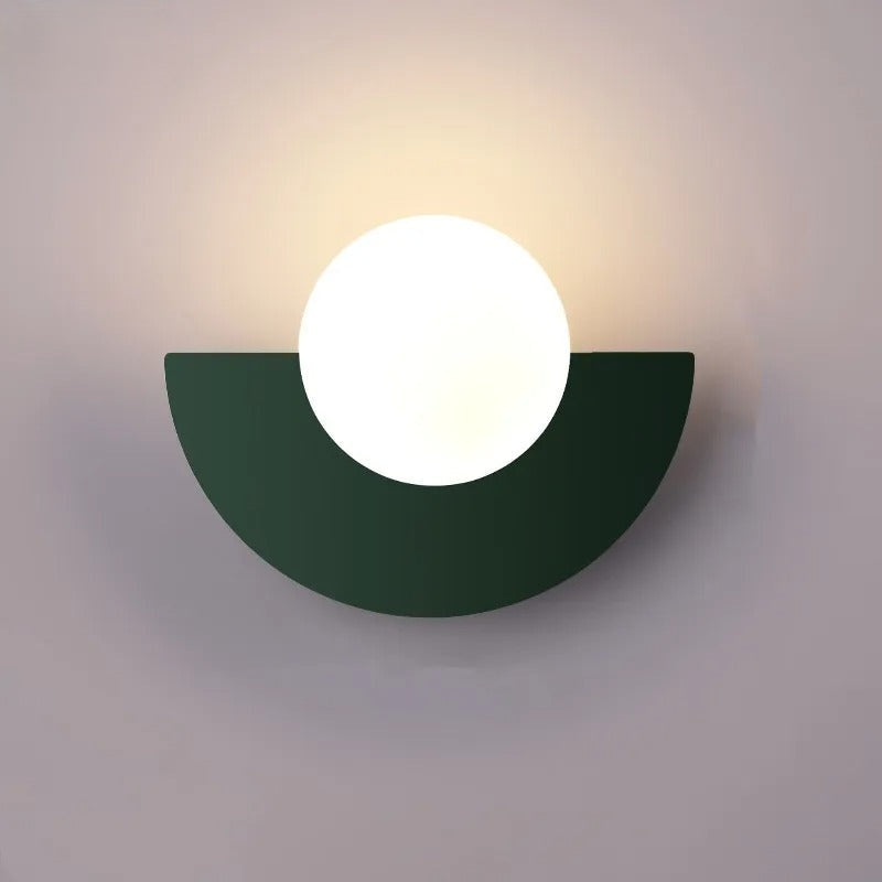 Halvcirkelformad vägglampa Minimalistisk - ArcLight