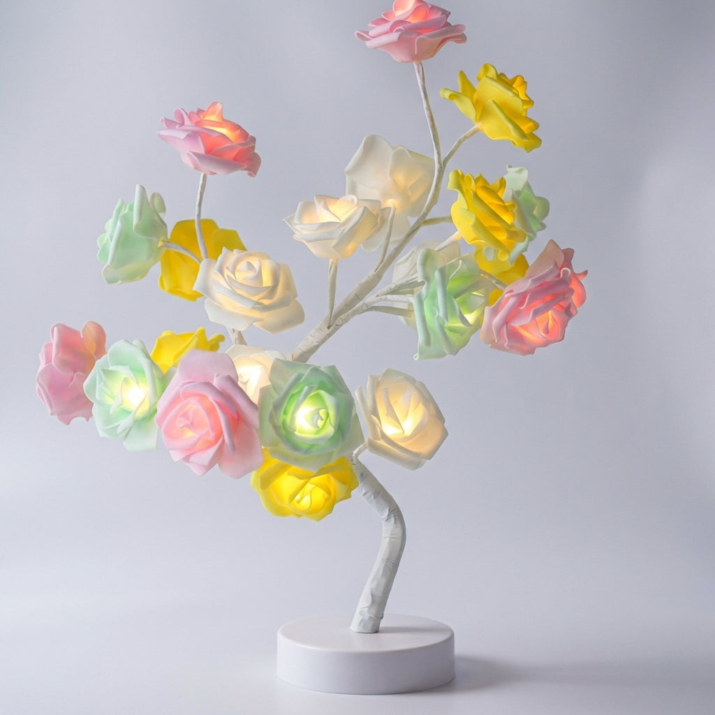 Handcrafted Floral Light Sculpture - Glowbloom
