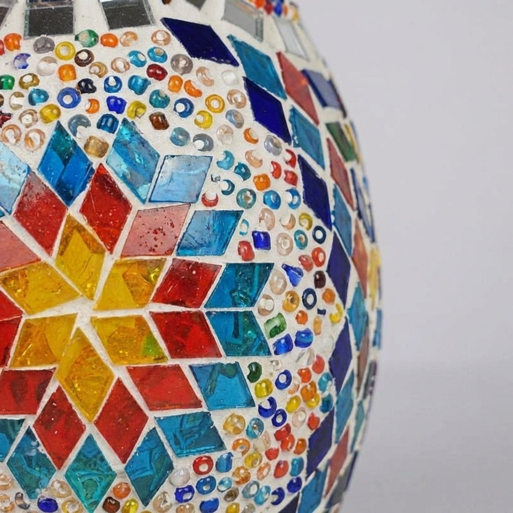 Handcrafted Mosaic Egg Lamp - Auregglow