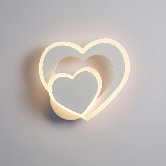Heart Shaped LED Wall Light - GleamHeart