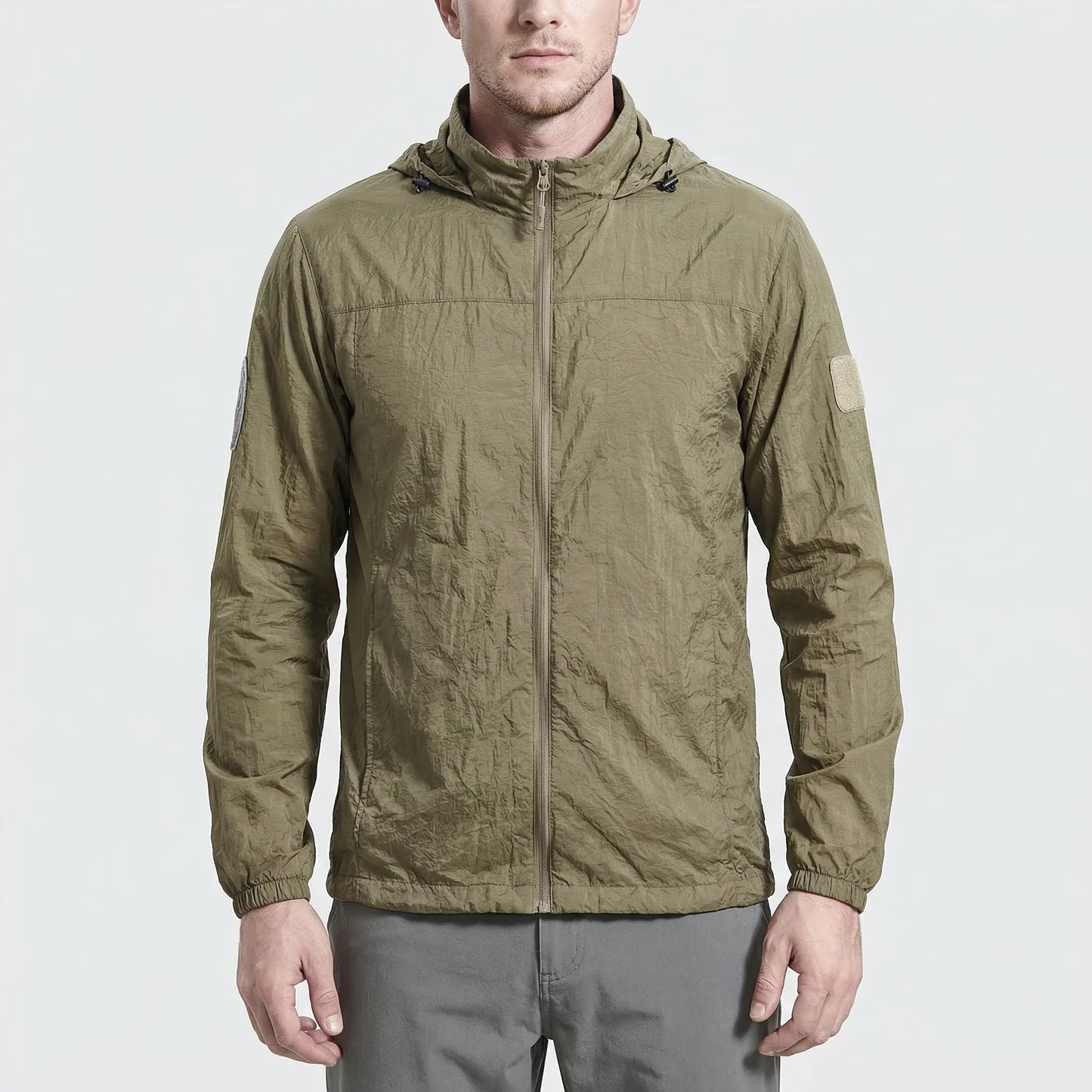 Hooded Lightweight Tactical Windbreaker - Velorak