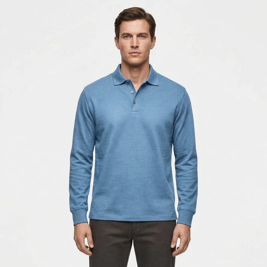 Langarm Polo Shirt Stil - Ilias