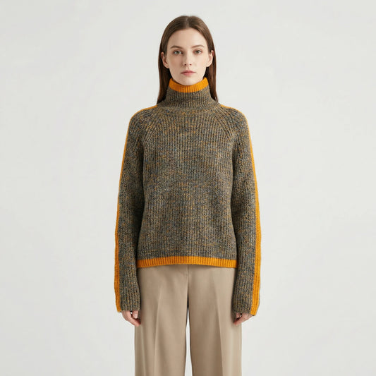 Locker Geschnittener Rollkragenpullover - Ayleen