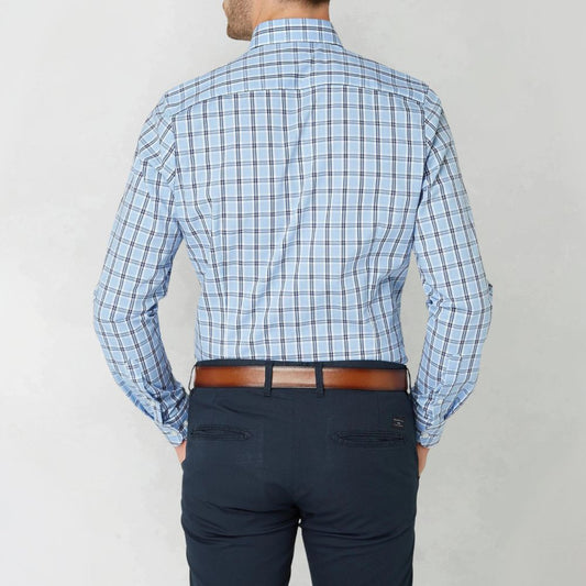 Long-Sleeve Shirt With A Classic Check Pattern - Alejandro