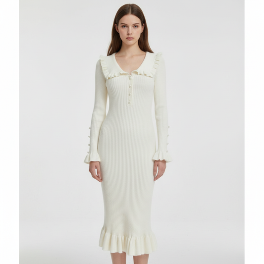 Maxikleid Mit Rüschen - Ursula
