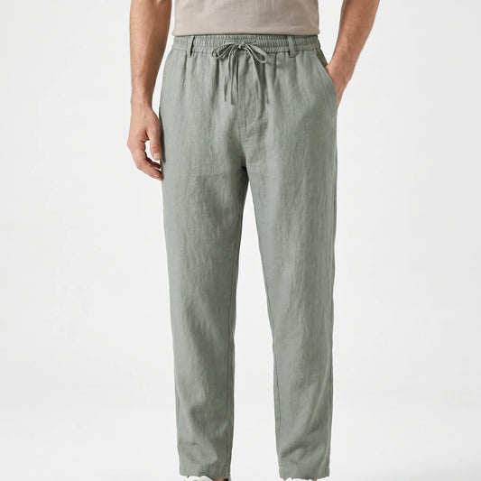 Men's Casual Linen Trousers - Elias