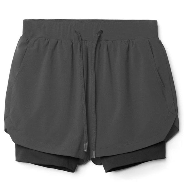 Trendiga sportshorts med andningsbart material och sidoficka – Marky