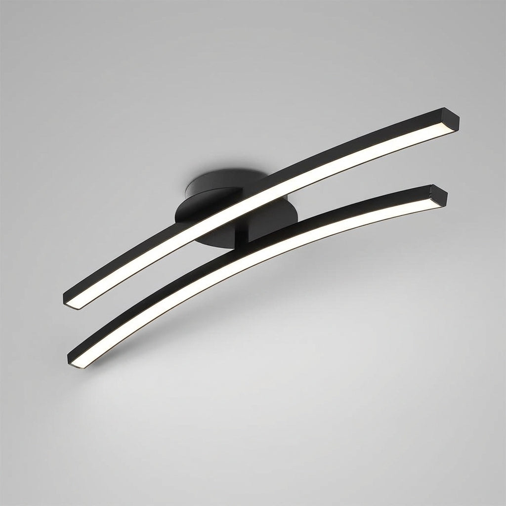 Modern Curved Ceiling Fixture - Curvion