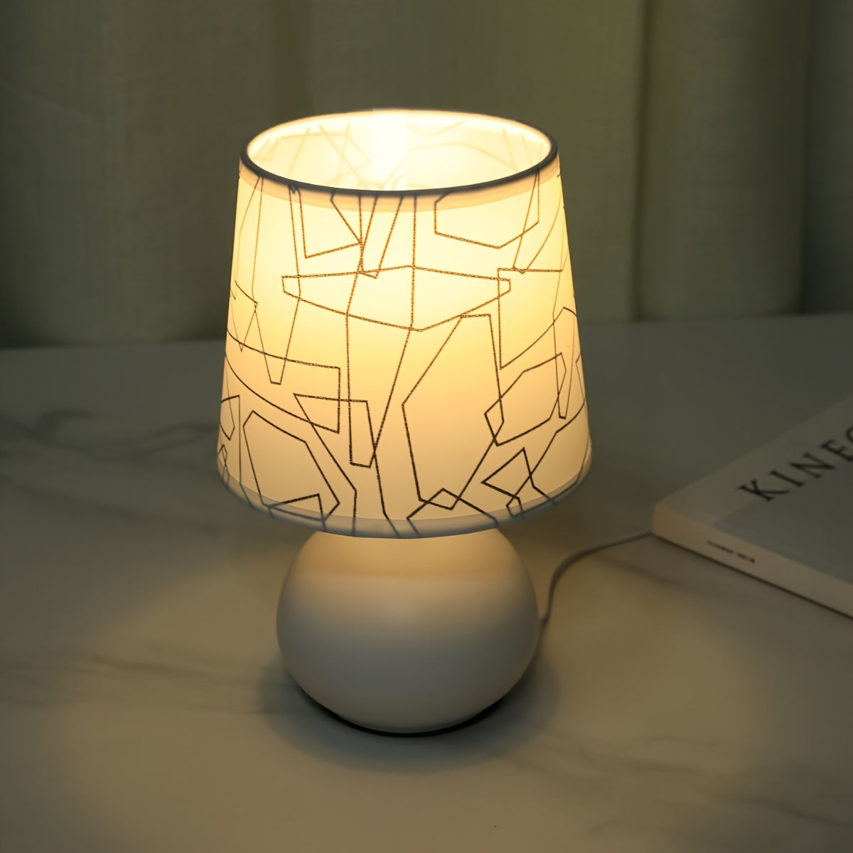Modern Geometric Table Lamp - Geomara