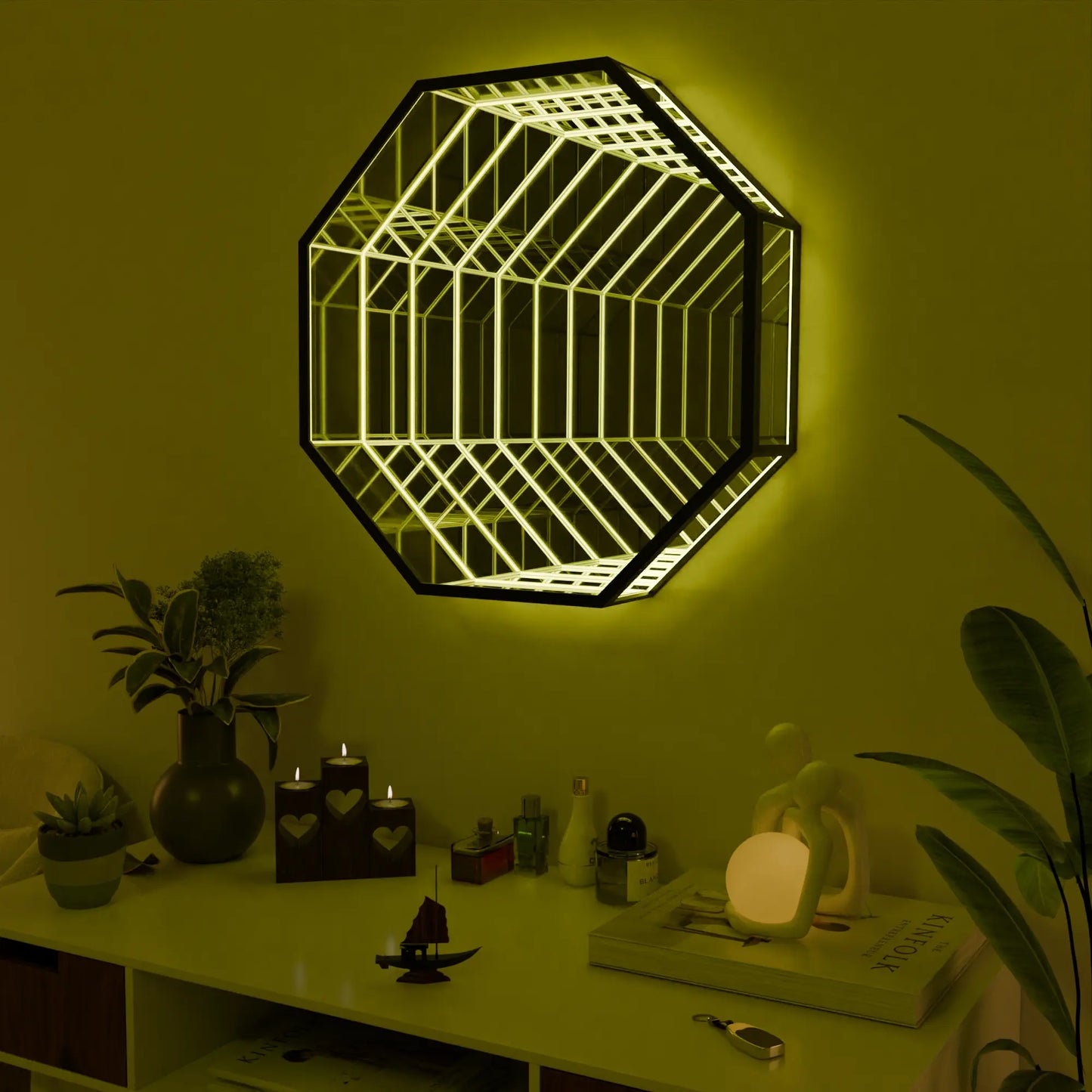 Modern Hexagon Wall Lamp - Hexalume