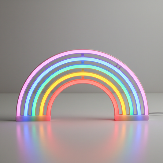 Neon Regenbogen Tischlampe - LumiRainbow