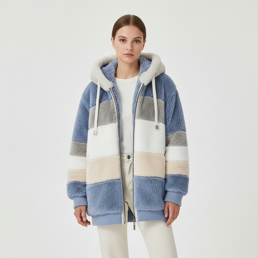 Oversized Fleece-Weste - Julia