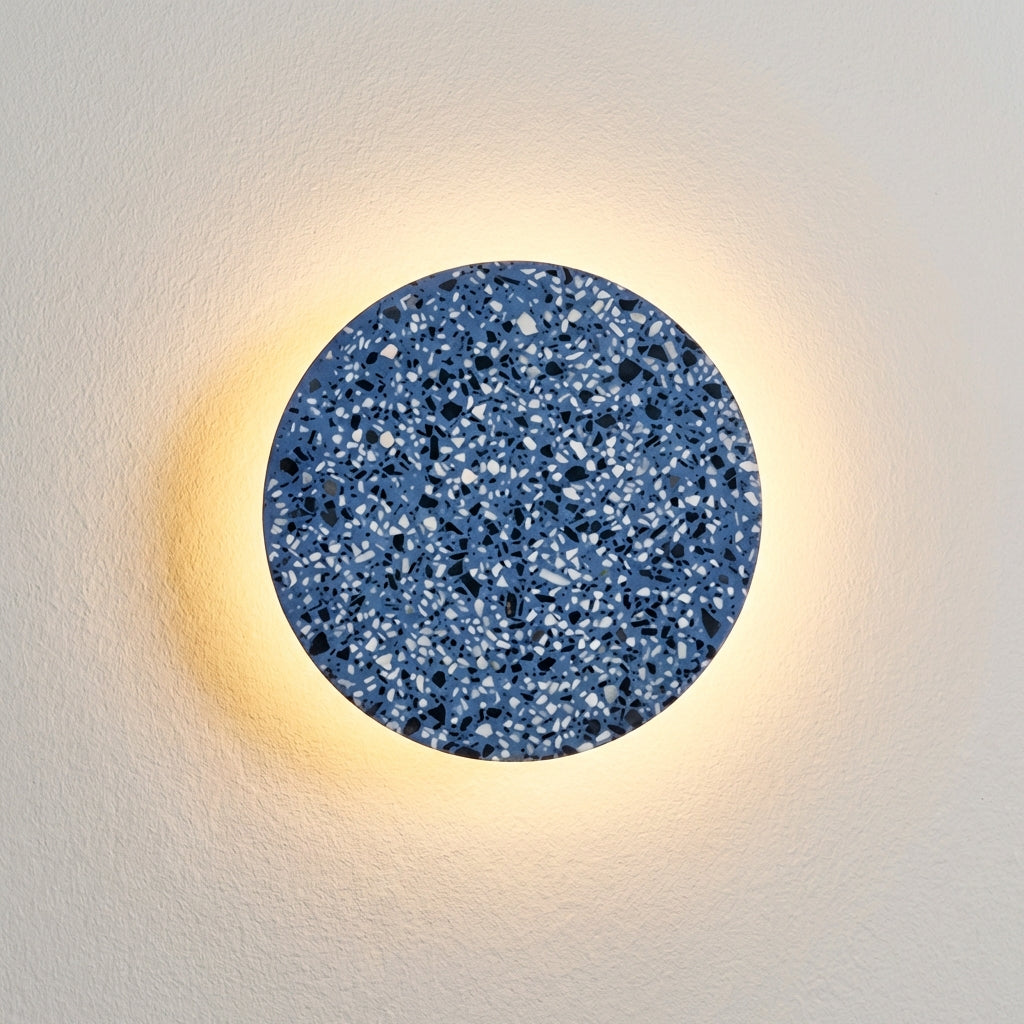 Round Terrazzo Style Wall Lamp - Orbique