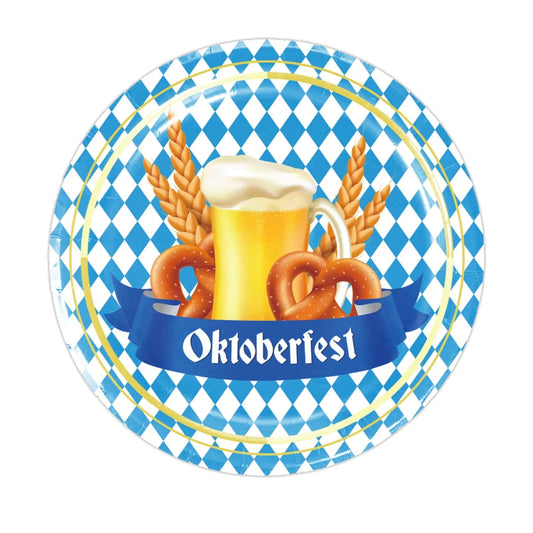 Engångsservisset i oktoberfestdesign (inkl. duk) – GaudiSet Oktoberfest 2026