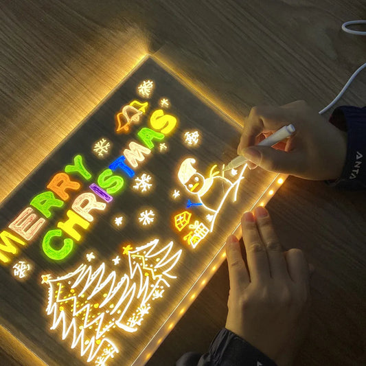 Skärmfri LED-teckningsbräda för kreativa barn - LumoPad